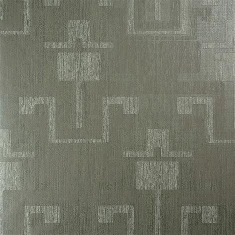 Modern Metallic Geometric Wallpaper Contemporary