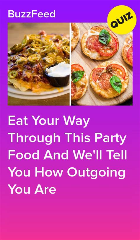 eat your way through this party food and we ll tell you how outgoing you are receitas comida