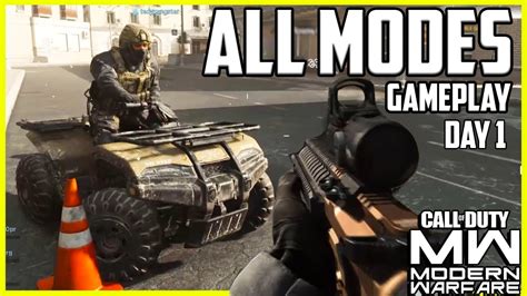 All Call Of Duty Modern Warfare Game Modes Gameplay First