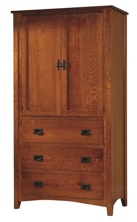 Mission Antique Armoire from DutchCrafters Amish Furniture