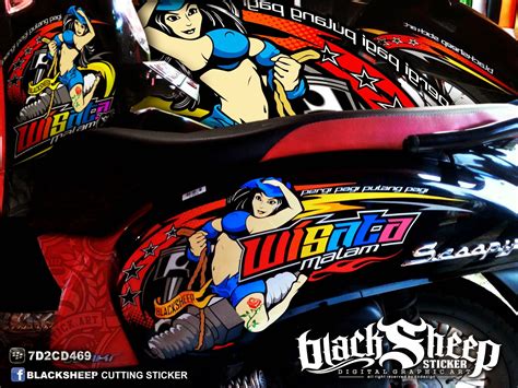 scoopy thai look cutting sticker | BlackSheep sticker