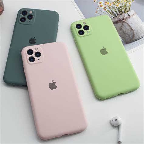 Hot Selling Iphone Silicone Case With Lens Protection For Iphone 11