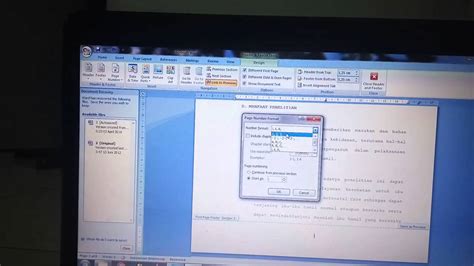 Halaman isi ini perlulah menggunakan page. Cara merubah halaman dari angka romawi menjadi angka biasa ...