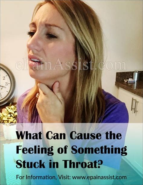 What Can Cause The Feeling Of Something Stuck In Throat