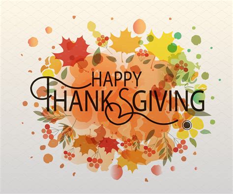 Happy Thanksgiving Card Templates And Themes Creative Market