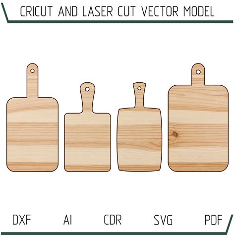 Svg Dxf Pdf Farmhouse Cutting Board Boards For Serving Etsy