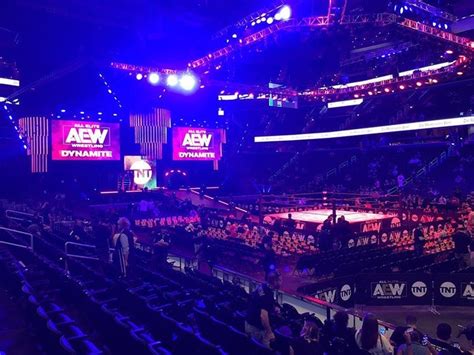 Aew First Look At All Elite Wrestling Dynamite Stage And Titantrons