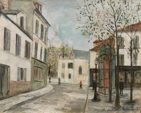 Barnes Collection Online — Maurice Utrillo Street In Montmartre Large
