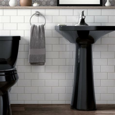Unique Glossy Black Pedestal Sink For Classic And Modern Bathrooms