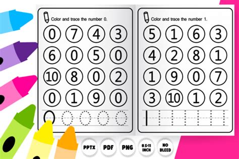 Preschool Tracing Numbers 123 Pre K Math Graphic By Abellapublishing