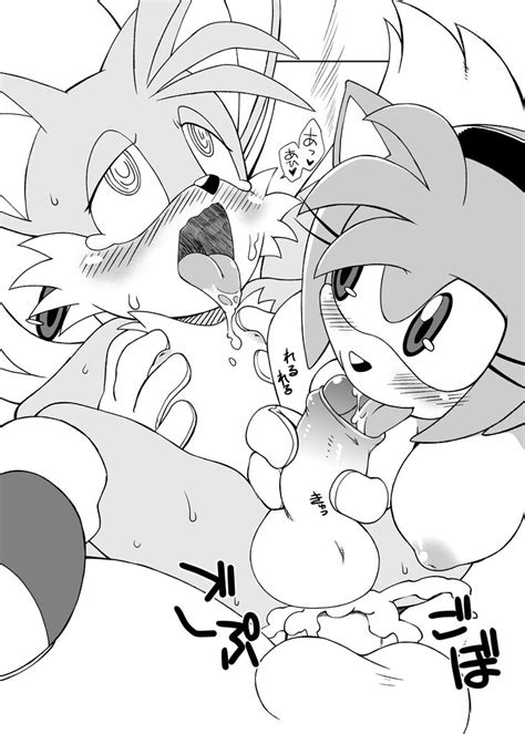 Aku Tojyo Amy Rose Sonic The Hedgehog Tails Sonic Sonic Series Anal Bisexual Male