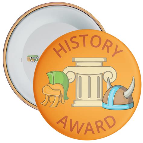 Pack Of 20 History Award Badge The Badge Centre
