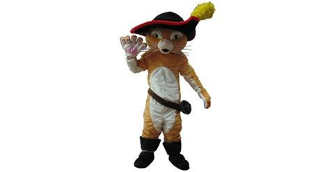 Puss In Boots Mascot Costume Free Shipping