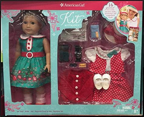 American Girl Kit Kittredge 1 Doll With Two Outfits And Accessories