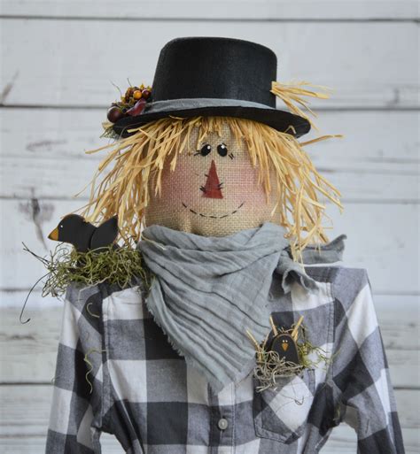 Fall Scarecrow Pattern Craft DYI K267 | Scarecrow crafts, Make a scarecrow, Cute scarecrow