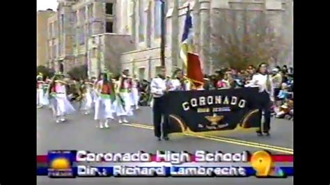 CHS Band 1991 1992 Sun Carnival Parade El Paso Texas YouTube