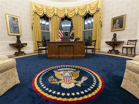 Very nice chair, very comfortable. PHOTOS: President Biden's Redecorated Oval Office ...