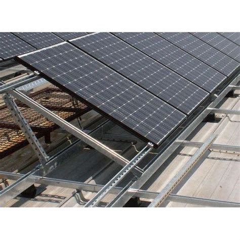 C Channel Aluminium Solar Panel Mounting Structure Rs 3500 Kilowatt