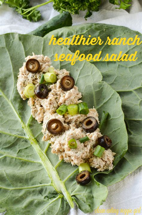 Healthier Ranch Seafood Salad Clean Eating Veggie Girl
