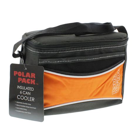 Polar Pack Insulated 6 Can Cooler Shop Coolers And Ice Packs At H E B