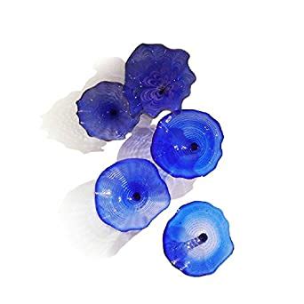Decorative glass plate wall art. Amazon.com: Hand blown glass plates wall decor wholesale ...