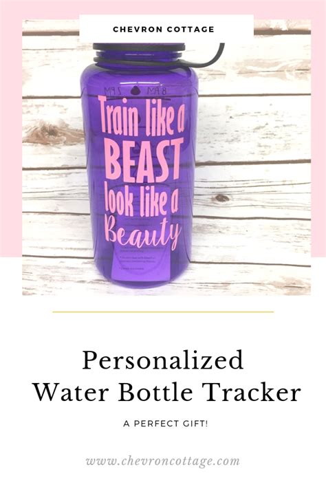 Water Bottle Tracker Hourly Water Intake Water Bottle Custom Etsy
