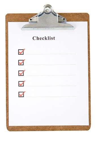 Checklist Stock Photo Download Image Now Istock