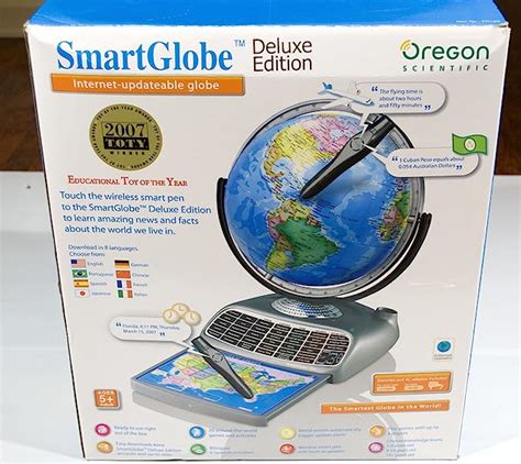 Oregon Scientific Smart Globe Deluxe Toys And Games