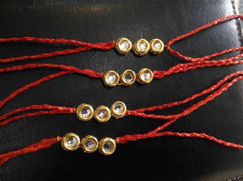 Stone Kundan Rakhi At Best Price In Jaipur Rajasthan Dharti Ratan Export