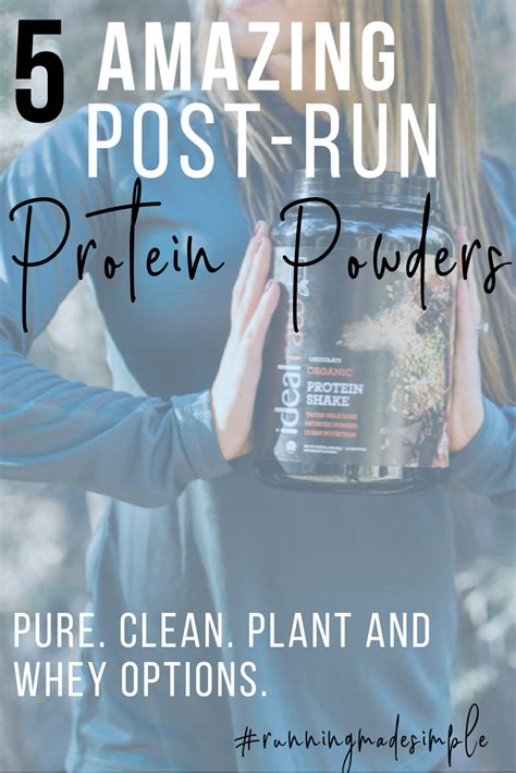 The Top 5 Protein Powders For Runners Best Protein Powder Running