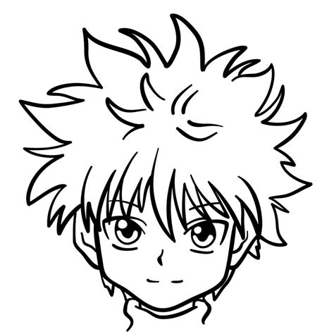 How To Draw Killua Zoldyck Sketchok Easy Drawing Guides