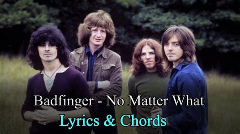 Badfinger No Matter What Lyrics And Chords Acordes Chordify