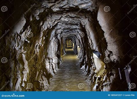 Fortification Tunnel In Gibraltar Rock Stock Image Image Of
