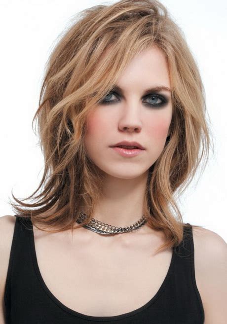 Coiffure mi long cheveux fins