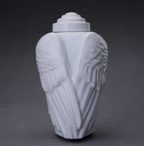 Stunning Memorial Funeral Urn For Adult Wings Remember Forever