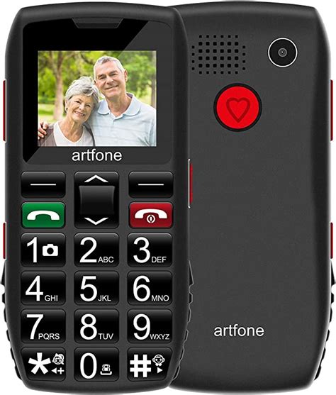 Artfone Big Button Mobile Phone For Elderly Senior Mobile Phone Dual