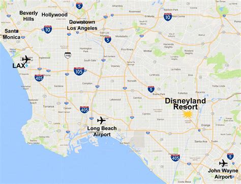 Maps of the Disneyland Resort