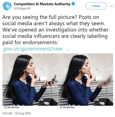Celebrities Social Media Stars Investigated For Not Labeling Paid