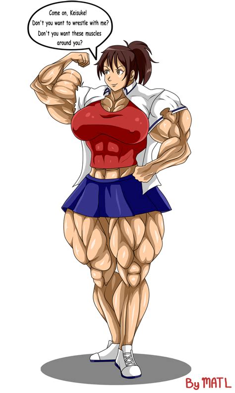 Akira Mizutani Text By Dayadvance2 On Deviantart Female Muscle Growth Strong Girls Akira