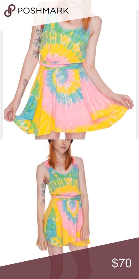 Unif Tie Dye Deadstock Dress Dresses Clothes Design Fashion