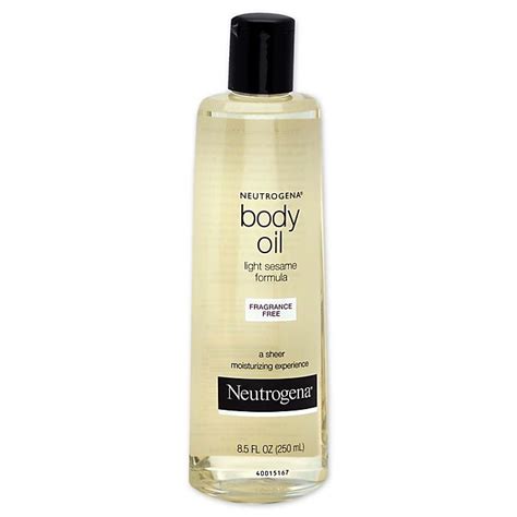 neutrogena® 8 5 oz body oil fragrance free bed bath and beyond