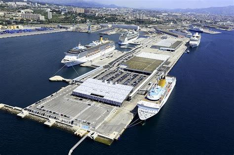Grand port maritime de marseille, or great seaport of marseille) is the main trade seaport of france. marseille port fos cruise ship terminals (With images ...
