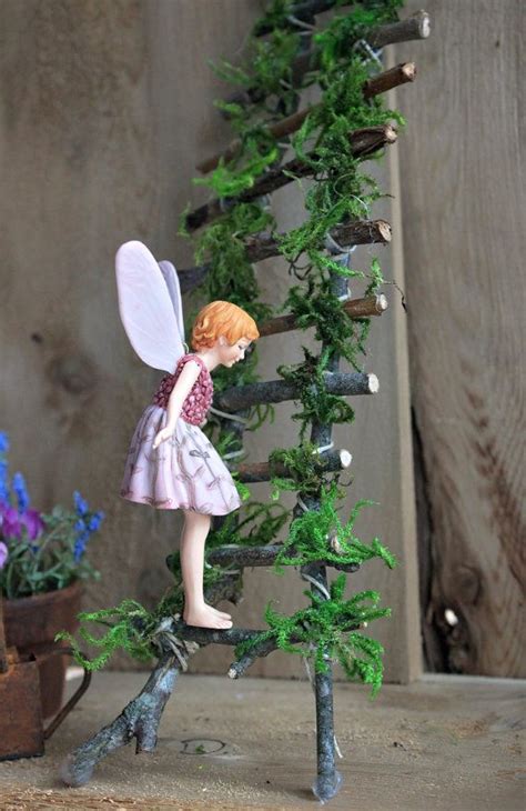 Rickety Ladder ~fairy Ladder Handcrafted By Olive Fairy Accessories