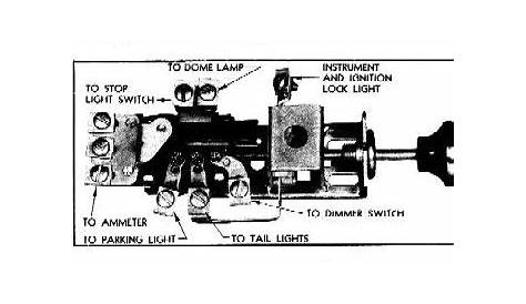 headlight switch wiring 1956 ford