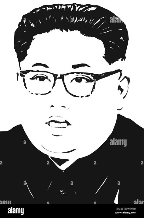 Kim Jong Un Illustration Stock Vector Image And Art Alamy
