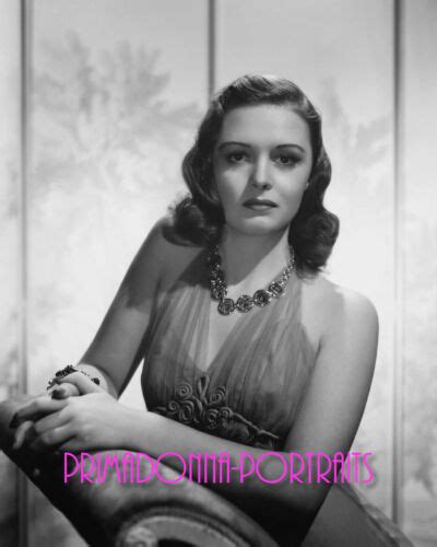 Donna Reed 8x10 Lab Photo 1940s Elegant Slinky Gown Bejeweled Publicity