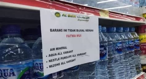 Berikut Daftar Produk Pro Israel Yang Di Haramkan Mui Salah Satunya