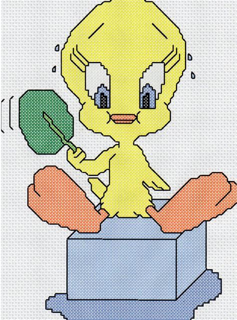 Tweety Bird 2 Cross Stitch Pattern Pdf File Only Etsy