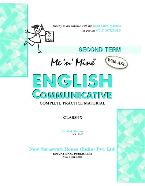 Learning is made easier with online cbse class 12 english textbooks as you. Download Me N Mine English Communicative Second Term For ...