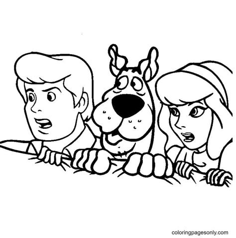 Daphne Scooby Doo Coloring Page Ausmalbild Fred Jones Scooby Und My Xxx Hot Girl